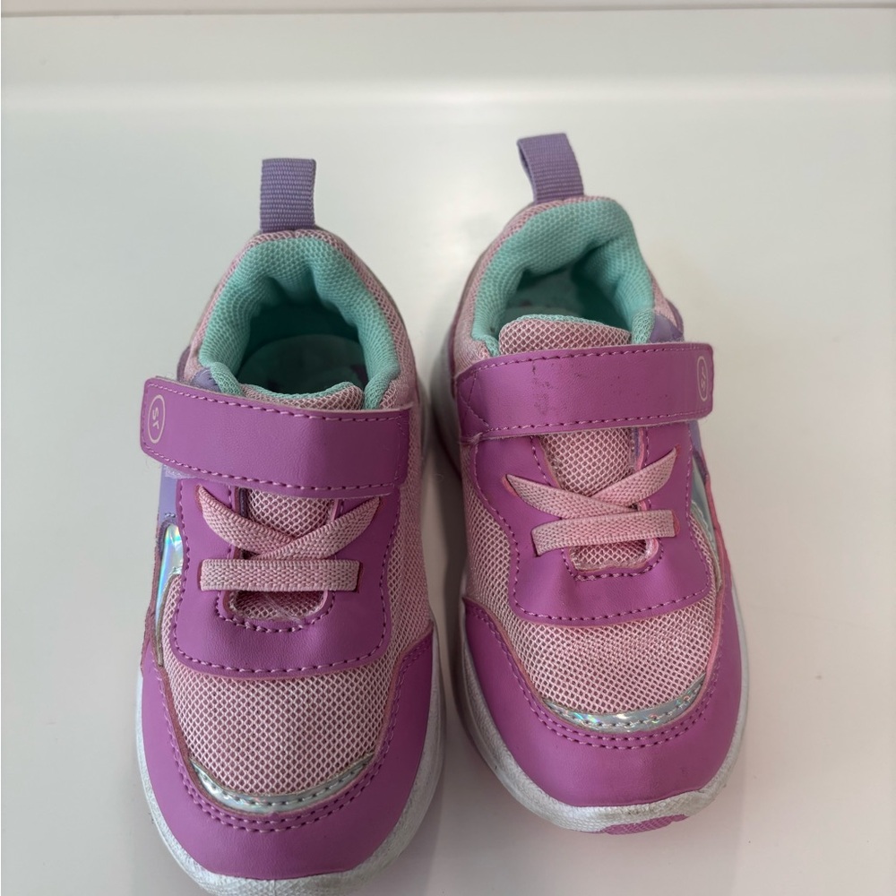 Stride Rite Pink and Mint Girls' Sneakers